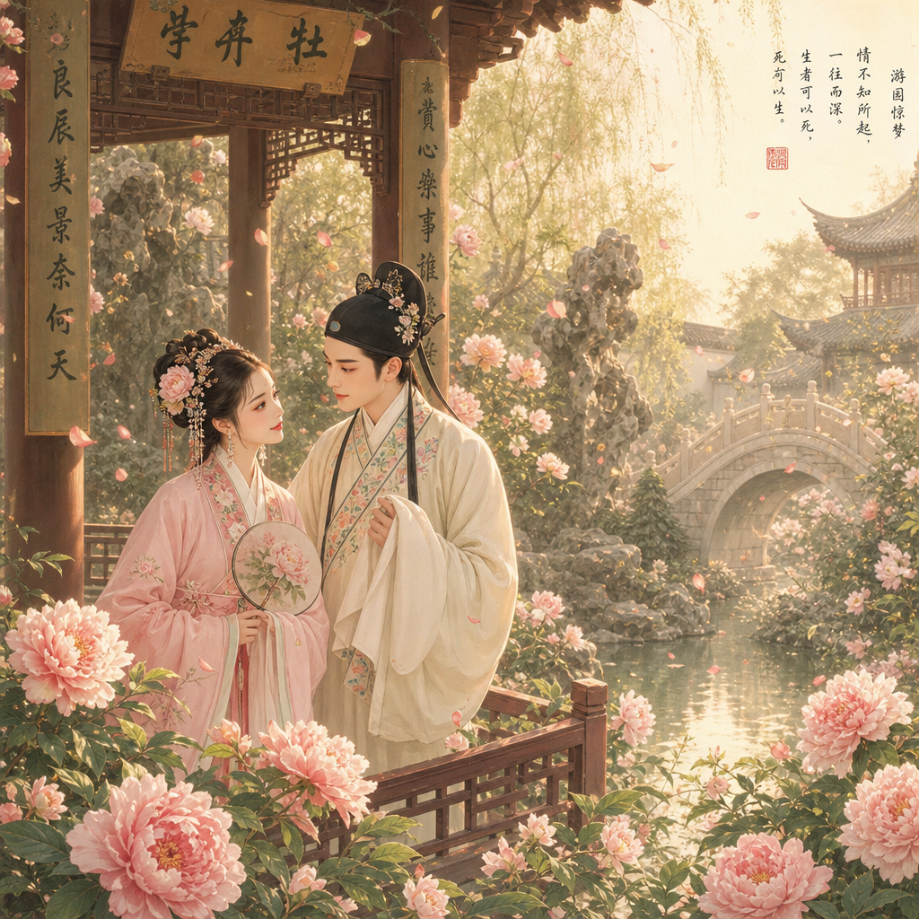 牡丹亭浪漫场景