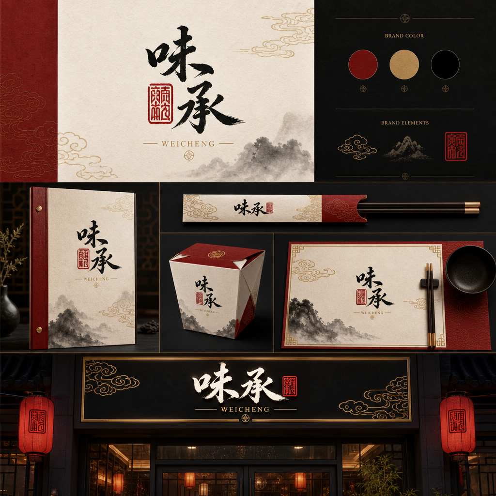 餐厅品牌视觉系统