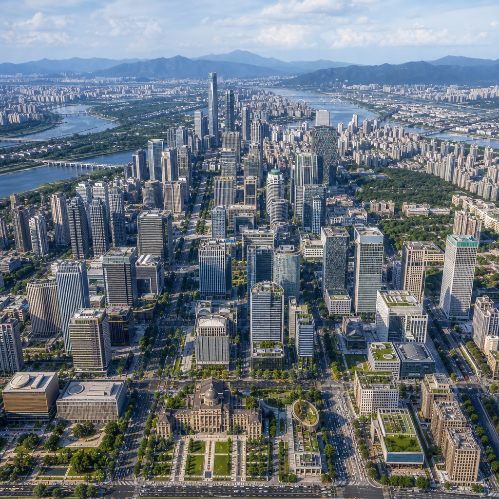城市鸟瞰图